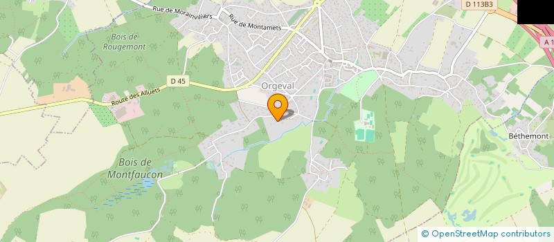 localisation de l'entreprise SHIRES ET CLYDESDALES DE FRANCE à ORGEVAL