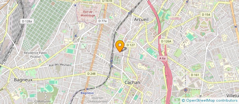 localisation de l'entreprise SHIRKA PATRIMOINE  ARCUEIL