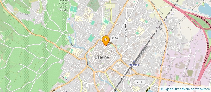 localisation de l'entreprise SHIRLEY LUNETIER à BEAUNE
