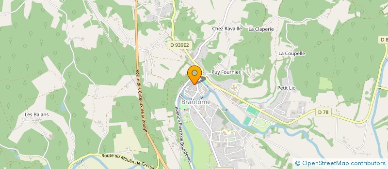 localisation de l'entreprise SHIRONEKO  BRANTOME EN PERIGORD