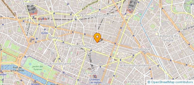 localisation de l'entreprise SHIRT HOUSE à PARIS