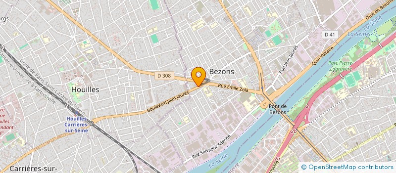 localisation de l'entreprise SHIS  BEZONS