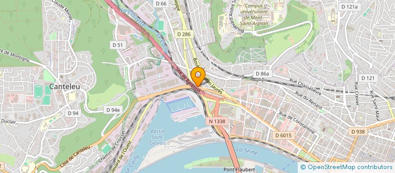 localisation de l'entreprise SHIVA à ROUEN