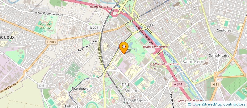 localisation de l'entreprise SHIVA  REIMS