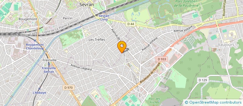 localisation de l'entreprise SHIVA à SEVRAN