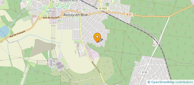 localisation de l'entreprise SHIVA  ROISSY-EN-BRIE