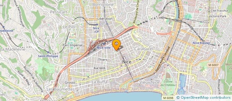 localisation de l'entreprise SHIVA FINANCE à NICE