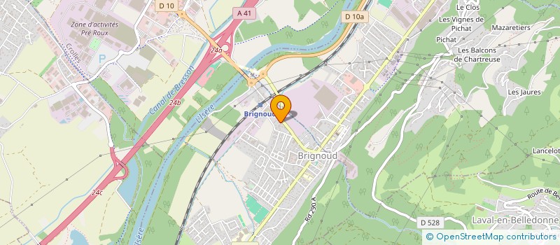 localisation de l'entreprise SHIVALI  VILLARD-BONNOT