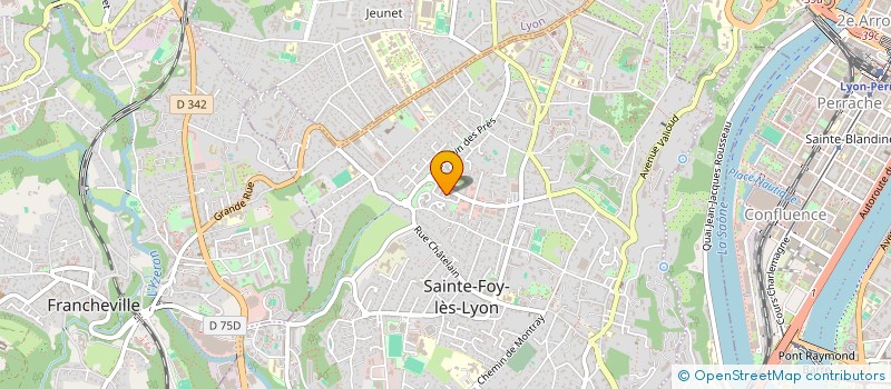 localisation de l'entreprise SHIVER  SAINTE-FOY-LES-LYON