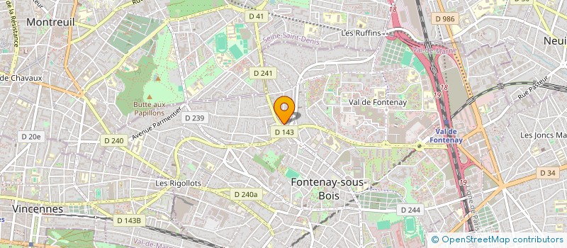 localisation de l'entreprise SHIYI à FONTENAY-SOUS-BOIS
