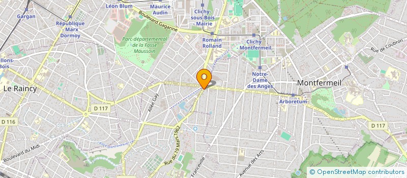 localisation de l'entreprise SHIZEN SAP à MONTFERMEIL
