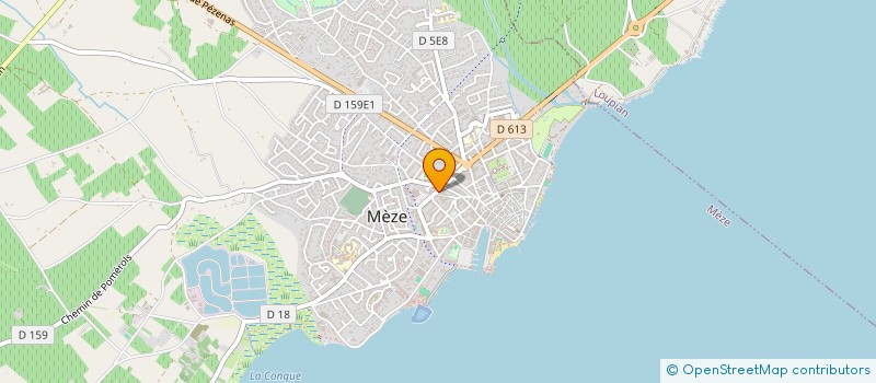 localisation de l'entreprise SHJESS à MEZE
