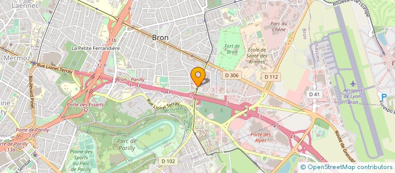 localisation de l'entreprise SHK à BRON