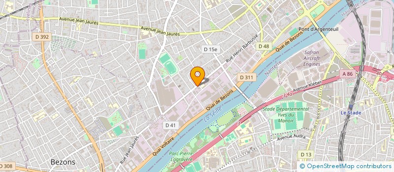 localisation de l'entreprise SHK  ARGENTEUIL