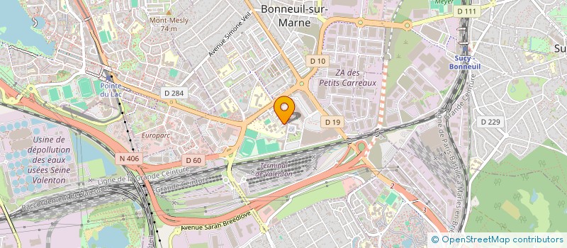 localisation de l'entreprise SHK VTC  BONNEUIL-SUR-MARNE