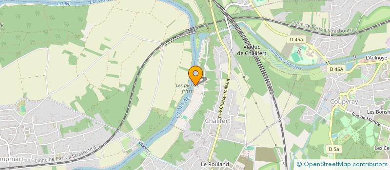 localisation de l'entreprise SHL  CHALIFERT