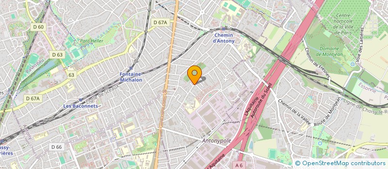 localisation de l'entreprise SHL IMPORT - EXPORT à ANTONY