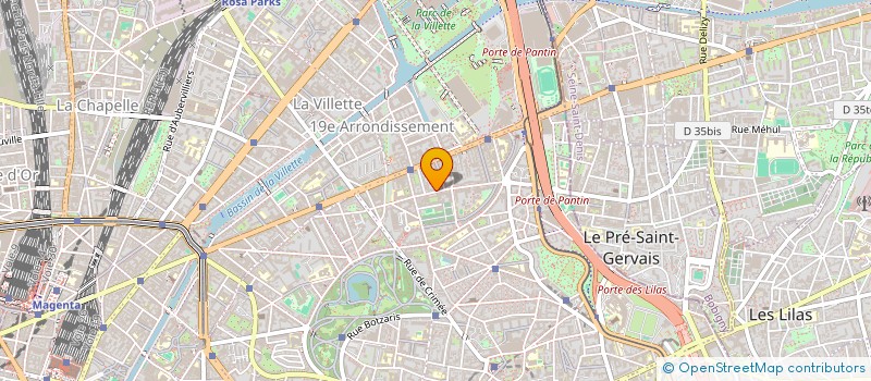 localisation de l'entreprise SHLAV  PARIS