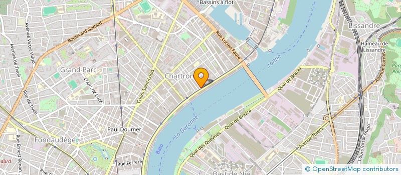 localisation de l'entreprise SHLG 94  BORDEAUX