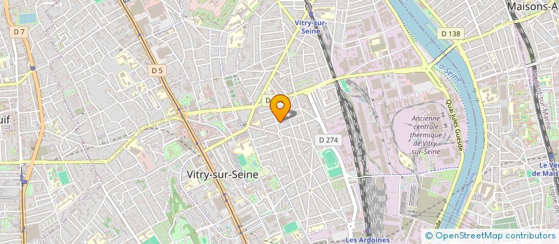 localisation de l'entreprise SHLG SAS à VITRY-SUR-SEINE