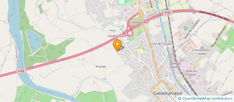 localisation de l'entreprise SHLP  CASTELSARRASIN