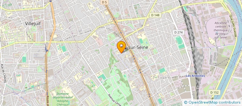 localisation de l'entreprise SHM à VITRY-SUR-SEINE