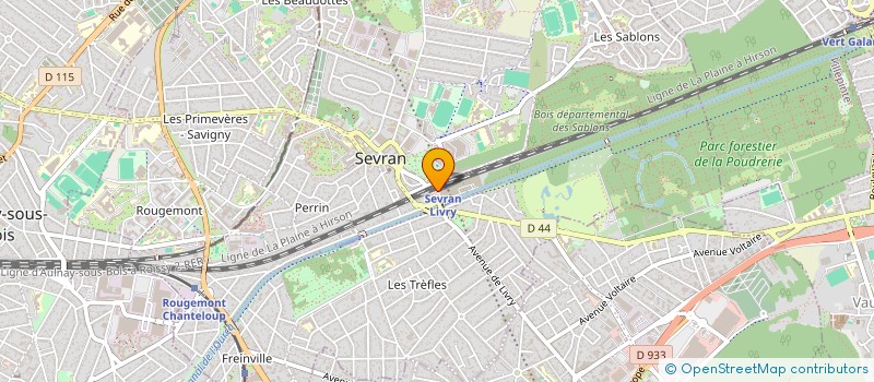localisation de l'entreprise SHM ENTREPRISE à SEVRAN