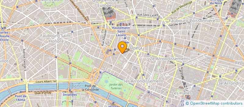 localisation de l'entreprise SHM HOTEL  PARIS