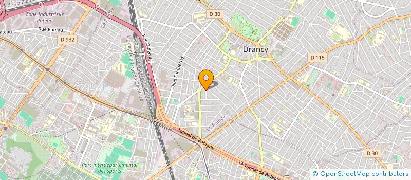 localisation de l'entreprise SHM IMMOBILIER  DRANCY