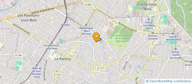 localisation de l'entreprise SHMELEC  LE RAINCY