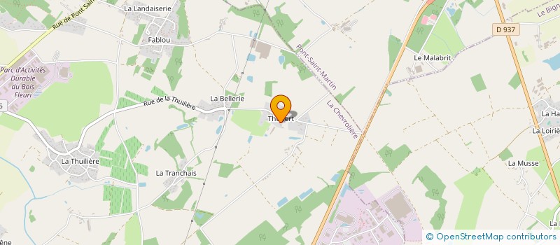 localisation de l'entreprise SHMORE  LA CHEVROLIERE