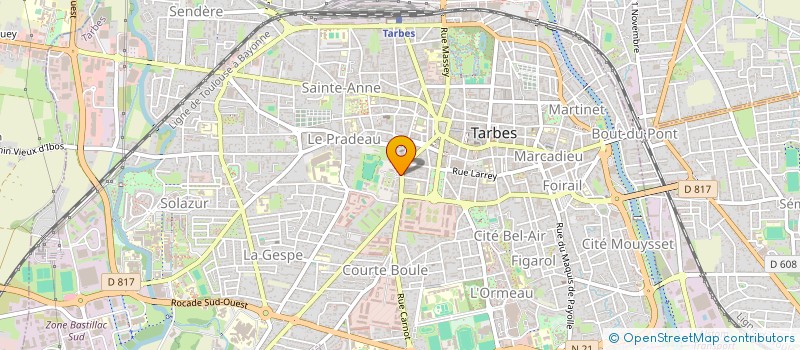 localisation de l'entreprise SHN ESCADRON FOCH à TARBES