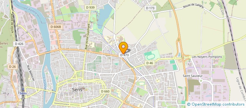localisation de l'entreprise SHNINA FIBRE à SENS
