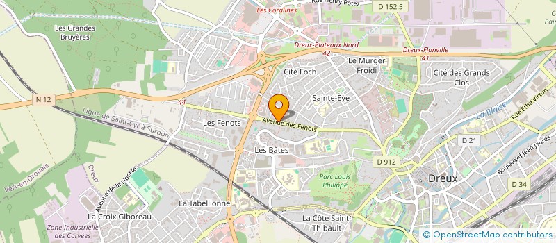 localisation de l'entreprise SHNORIK à DREUX