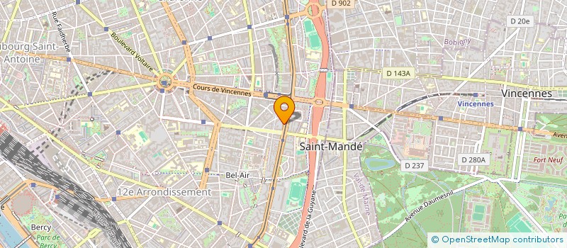 localisation de l'entreprise SHO-GLAM'S  PARIS