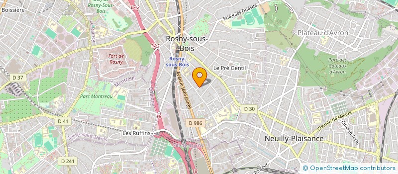 localisation de l'entreprise SHOBHAD à ROSNY-SOUS-BOIS