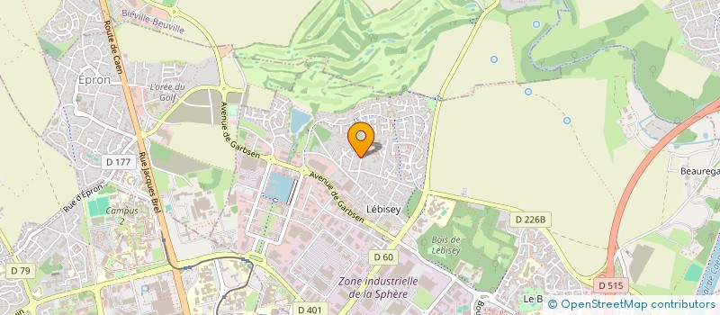 localisation de l'entreprise SHODA PEINTURE  HEROUVILLE-SAINT-CLAIR