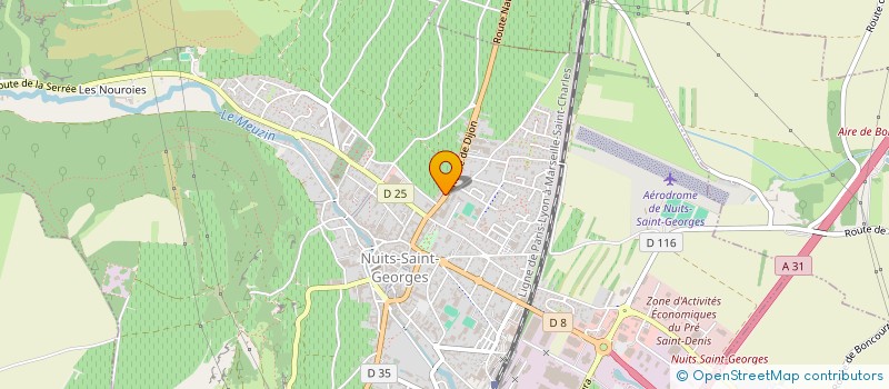 localisation de l'entreprise SHODAN à NUITS-SAINT-GEORGES