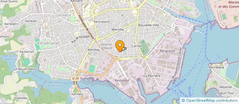 localisation de l'entreprise SHODEN  LORIENT