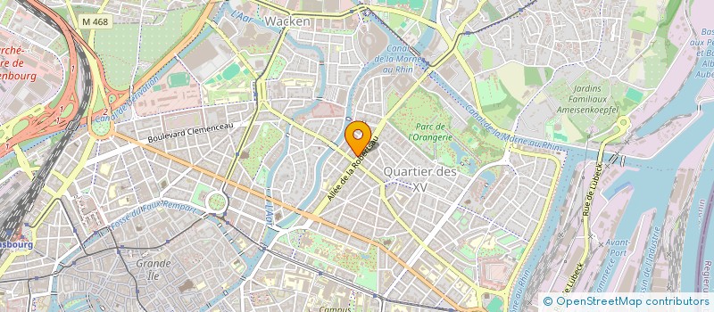 localisation de l'entreprise SHOEG à STRASBOURG