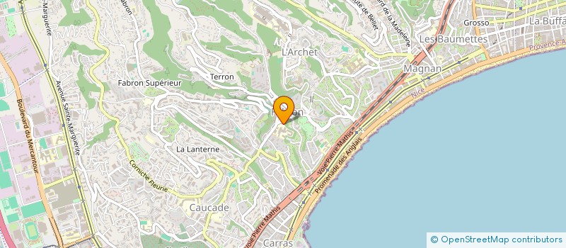 localisation de l'entreprise SHOENDO à NICE