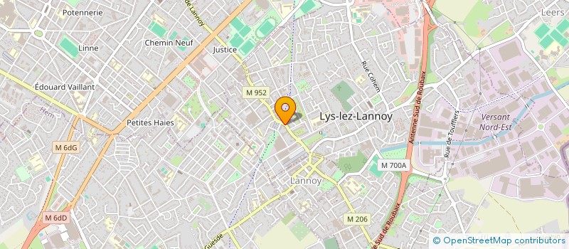 localisation de l'entreprise SHOES & CO'  LYS-LEZ-LANNOY