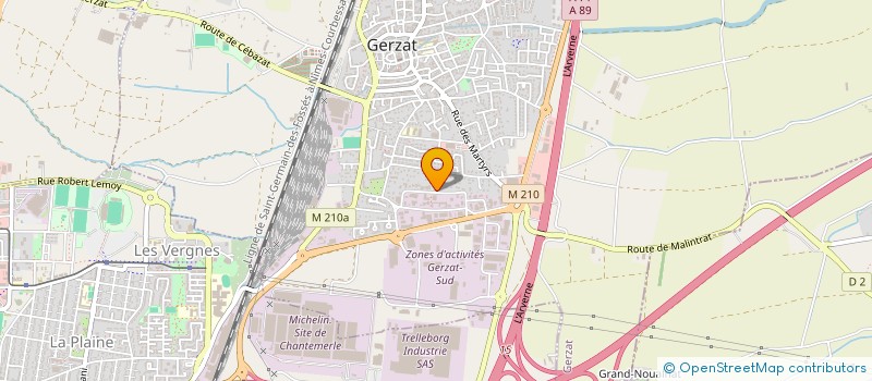 localisation de l'entreprise SHOES FAMILY  GERZAT