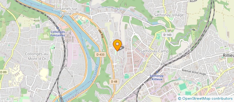 localisation de l'entreprise SHOES FASHION SPORTSWEAR  FONTAINES-SUR-SAONE