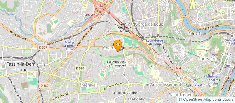 localisation de l'entreprise SHOGUN CLUB DE CHARVIEU  LYON