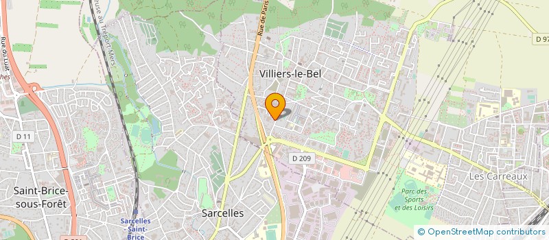 localisation de l'entreprise SHOKAYS FRANCE à VILLIERS-LE-BEL