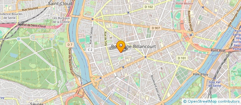 localisation de l'entreprise SHOKUGEKI  BOULOGNE-BILLANCOURT