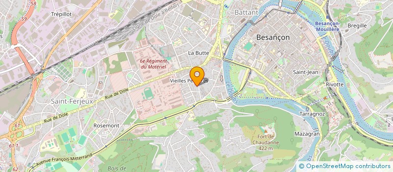 localisation de l'entreprise SHOKUNIN  BESANCON