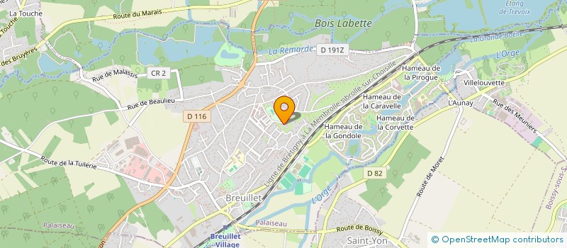 localisation de l'entreprise SHOLDING  BREUILLET