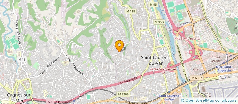 localisation de l'entreprise SHOMEN à SAINT-LAURENT-DU-VAR